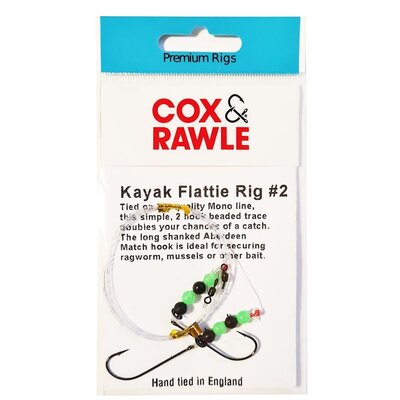 Cox & Rawle Kayak Fluorocarbon Flattie Rig Sz2
